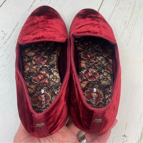 Birdies THE STARLING in Burgundy/Wine Velvet - Picture 13 of 14